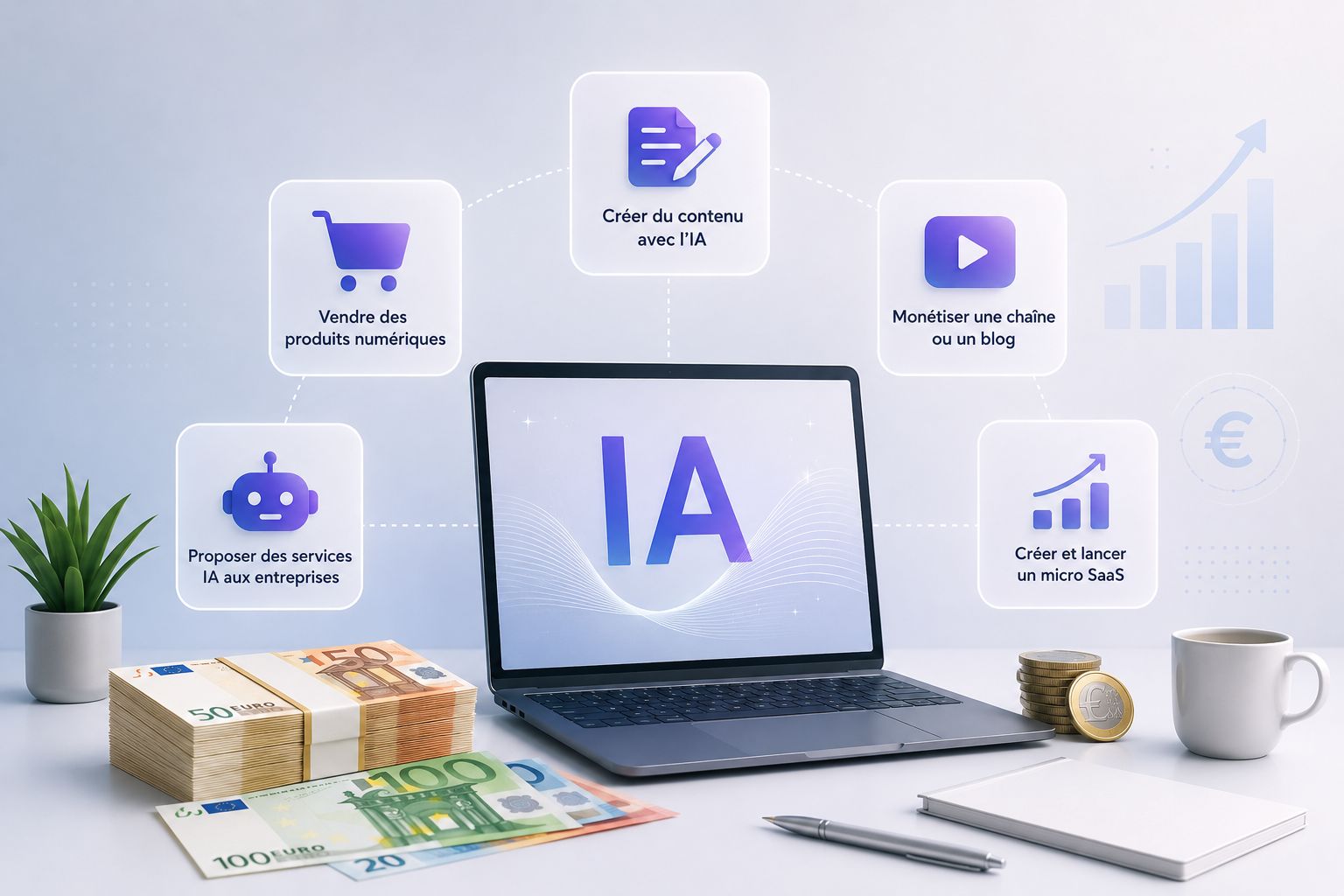 Outils IA pour les revenus numériques